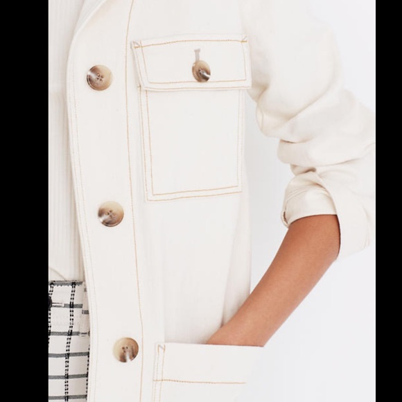 Madewell cline duster long chore coat - Picture 4 of 8